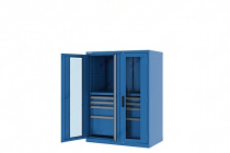 Шкаф инструментальный Н1400 с ящиками Ferrum 43.1203 (синий)