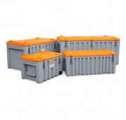 Мобильный контейнер CEMbox для транспортировик и хранения инструментов, 150л, серый/оранжевый