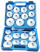 Съемники масляных фильтров алюминиевые (23 предмета) MHR-04111
