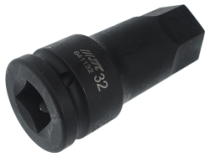 Головка торцевая ударная JTC 641132 (3/4", HEX, H32, L=100 мм)
