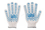 Перчатки с пвх покрытием белые упаковка 250 шт NORDBERG NCG610150