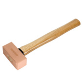 GARWIN PRO GHT-HW1500C Молоток медный с деревянной рукояткой, 1500 г
