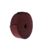 PREMIUM SCUFF рулон на нетканной основе, карбид кремния,  115мм*10м Fine P360 (красный)