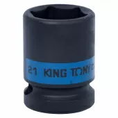 Головка торцевая ударная шестигранная 1/2", 21 мм KING TONY 453521M
