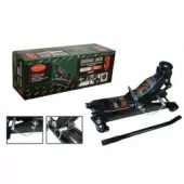 Домкрат подкатной гидравлический с фиксацией+резиновая накладка Rock Force RF-TR30001
