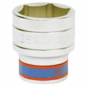 Головка торцевая стандартная шестигранная 1/2", 28 мм KING TONY 433528M