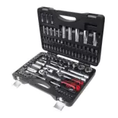 Набор головок торцевых и бит 6-ти гранных JTC H096B (1/4", 1/2", 96 предметов в кейсе)