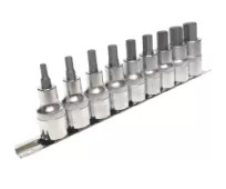 Набор бит-головок JTC H409H (1/2", HEX, H4-H14, 9 предметов)