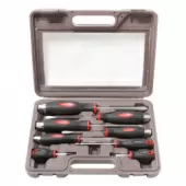 Набор отверток силовых магнитных FORCEKRAFT FK-7008 в кейсе Набор отверток силовых магнитных Profi 8пр. в кейсе FORCEKRAFT FK-7008