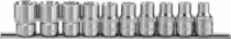 Набор головок торцевых 912610, 1/2"DR на держателе, внешний TORX®, E8-E24, 10 предметов
