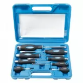 Набор отверток силовых магнитных Forsage F-7008 в кейсе Набор отверток силовых магнитных Profi 8пр в кейсе Forsage F-7008