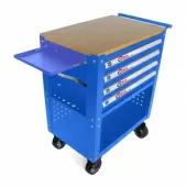 Тележка инструментальная 4-полочная FORCEKRAFT FK-1141374B