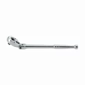Трещотка 3/8", 90 мм, 32 зубца, флажковая с кнопкой, шарнирная KING TONY 3781-11P