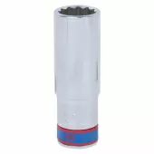 Головка торцевая глубокая двенадцатигранная 1/2", 18 мм KING TONY 423018M