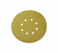 GOLD  диск на бумажной основе, оксид алюминия Ø125мм, Р100, липучка 8 отв.