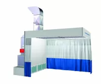 Пост подготовки к окраске с колоннами с горелкой NORDBERG NB100C