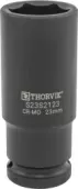 Головка торцевая ударная глубокая Thorvik S23S2123 (1/2"DR, 23 мм)
