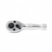 Трещотка реверсивная короткая с накаткой 3/8'' Rock Force RF-802326