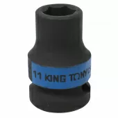 Головка торцевая ударная шестигранная 1/2", 11 мм KING TONY 453511M Головка торцевая ударная шестигранная 1/2", 11 мм KING TONY 453511M