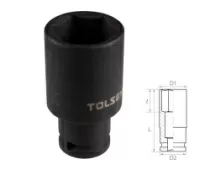 Головка торцевая ударная глубокая шестигранная 1/2" 27 мм TOLSEN TT18277