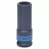 Головка торцевая ударная глубокая шестигранная 1/2", 18 мм KING TONY 443518M