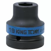Головка торцевая ударная шестигранная 1", 19 мм KING TONY 853519M Головка торцевая ударная шестигранная 1", 19 мм KING TONY 853519M