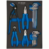 Набор пассатижей, шестигранников и TORX Г-образных, ложемент, 22 предмета KING TONY 9-90222MRV