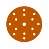 ORANGE CERAMIC диск на бумажной основе, керамика Ø150мм, Р320, липучка 15 отв.