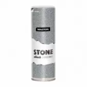 Краска аэрозольная MASTON с эффектом камня Гранит 831-004 серая 0.4 л