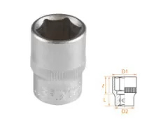 Головка торцевая стандартная шестигранная 3/8" 14 мм AFFIX AF00030014
