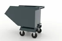 Контейнер для сбора стружки 420 л Ferrum 42.202 (серый)