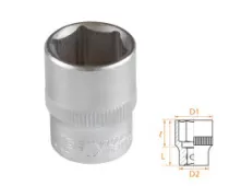Головка торцевая стандартная шестигранная 3/8" 16 мм AFFIX AF00030016