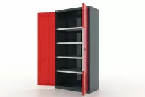 Шкаф инструментальный Premium с 4 полками Ferrum 13.1041 (красный)