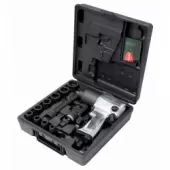 Пневмогайковерт ударный с набором ударных головок, Rock Force, RF-825410K12