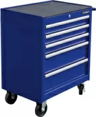Тележка инструментальная для автосервиса СТАНКОИМПОРТ BTD-271051CIS blu (5 ящиков, синий цвет)
