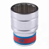 Головка торцевая стандартная двенадцатигранная KING TONY 433025S, 1/2", 25/32", дюймовая