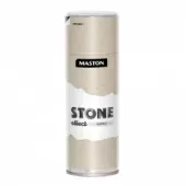 Краска аэрозольная MASTON с эффектом камня Мрамор 831-005 бежевая 0.4 л
