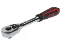 Трещотка с резиновой рукояткой JTC 3602B (1/4", 36 зубьев, 150 мм)
