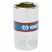 Головка торцевая стандартная шестигранная 1/4", 10 мм KING TONY 233510M