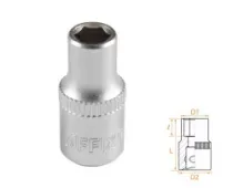 Головка торцевая стандартная шестигранная 1/4" 5,5 мм AFFIX AF00020055