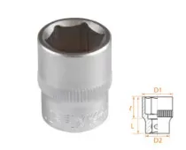 Головка торцевая стандартная шестигранная 3/8" 15 мм AFFIX AF00030015