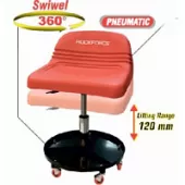 Стул слесарный передвижной со спинкой Rock Force RF-TR6375E