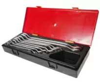 Набор ключей накидных JTC K6082 (8-24 мм, 45 град.(евро), 8 предметов в кейсе) 