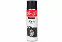 Краска однокомпонентная акриловая черная матовая MASTON 430-1210 Auto ACRIL  500 мл