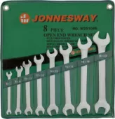 Набор ключей гаечных рожковых в сумке JONNESWAY W25108S (6-22 мм, 8 предметов)