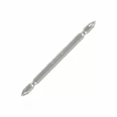 Вставка (бита) торцевая 1/4" Phillips, PH3, L = 110 мм, двухсторонняя, для шуруповерта KING TONY 131103P
