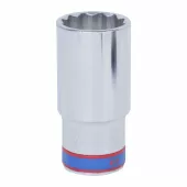 Головка торцевая глубокая двенадцатигранная 1/2", 28 мм KING TONY 423028M