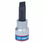 Насадка (бита) торцевая 3/8", Slotted, 1,2х8 мм, L = 50 мм KING TONY 302208
