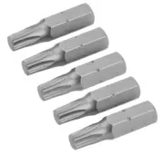 Набор вставок (бит) торцевых 1/4" Torx T30 25 мм 5 предметов TOLSEN TT20279