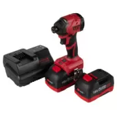 Аккумуляторный винтоверт, ударный, 18 В, 4 предмета, кейс MIGHTY SEVEN DS-202A